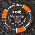 115th Anniversary Viking Land Hd   Minnesota  black  Harley Davidson Poker Chip