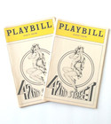 Playbill - 42nd Street - Jerry Orbach   Millicent Martin - 2 Copies    mailgram 