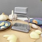 1pc Stainless Steel Garlic Press Crusher Peeler Kitchen Tool Manual - New