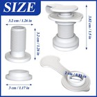 Cooler Drain Plug Replacement For Coleman Xtreme Shaft Length 1 5   White