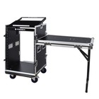 Proreck Rack Case With Slant Mixer Top  20in Depth  Plywood 16u For Dj Sidetable