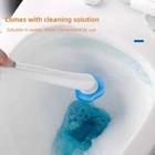 Disposable Toilet Brush Bathroom Bowl Cleaning Set Tool Replacement Heads Refill