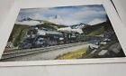 Signed Howard Fogg Vintage 1985  the Empire Builder  Railroad Print  952 1000   