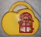 Vintage Yellow Doll House Purse 1985 Lil Playmates Unimax Rare