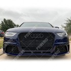 For Audi A4 S4 B8 5 Rs4 Style 2013-2015 2014 Mesh Grille Front Grill W  Quattro