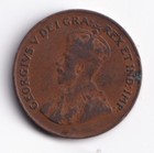 Canada 1923 1c One Small Cent Copper Coin King George V Vg Very Good