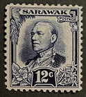 Travelstamps  1932 Sarawak Stamps Sg 99 - 12c Charles J  Brooke - Mint Mogh