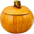 Barbara Eigen Ceramic Pumpkin Covered Dish