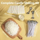 Soy Candle Wax Candle Making 5 Lbs Natural Soy Wax Kit 100 Wicks And Stickers