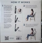 Ready Rocker Portable Baby Rocker Adjustable Rocking Chair Lumbar Support Gray