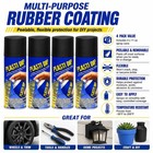 4 Pack Plasti Dip Mulit-purpose Rubber Coating Spray Black 11oz Aerosol