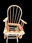 Wood Glider Rocker Rounded Back Chair - Bedroom Baby s Nursery Porch