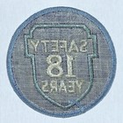 Greyhound Bus Driver Safety  safety 18 Years  Embroidered Patch 3  Dia  Nos
