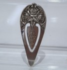 S  Kirk   Son Sterling Silver Book-mark Clip Rose Pattern 13 65 Gram