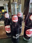 Full Vintage Dr  Pepper 16oz  pint  10 2 4 Sealed Bottles Lot Of 4
