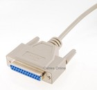 10ft Db9 Female To Db25 Female Serial Null Modem Cable - Cablesonline Nm-610