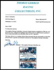 Secretariat - Ron Turcotte Signed 1973 Marlboro Cup 8x10 Photo Collage   Coa
