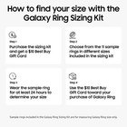 Open-box Excellent  Samsung - Galaxy Ring Size Before You Buy Size 11 - T   