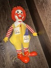 Vtg 1978 Mcdonald Ronald Mcdonald 21  Plush Blows Air Plastic Face No Whistle