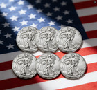 Bundle Of 5 Us Mint 2022 1oz    999 American Eagle Bullion