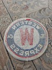 1950s The Western Express Company Jacket Size Truck Driver Patch 6 In Dia