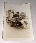 Rare Antique Vintage American Patriotic Wwii Era July 4th Parade Snapshot Photo 