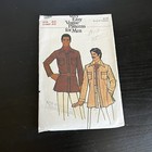 Vintage 1970s Vogue 8668 Men   s Loose Fit Belted Jacket Sewing Pattern 40 Uncut