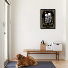 Tarot Kissing Skeleton The Lovers Halloween Wall Art Canvas Prints  Love Gifts F
