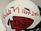 Willie Roaf Hof Signed Autographed Auto Kansas City Chiefs Lunar Mini Helmet Jsa