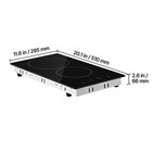 12  2 Burner Electric Cooktop 1800w Touch Control Timer  Lock