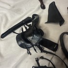 Vintage Marx Johnny West Set 2 Horses Accessories Lot Poncho Thunderbolt Saddle