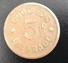 Army City  Kansas Maverick Trade Token Lees Pool Parlor 