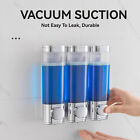 3-chamber Bathroom Wall Mounted Bathroom Shower Pump Shampoo And Soap Dispenser