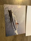Cunard Lines New Queen Elizabeth 2 Postcard And Ship Diagram