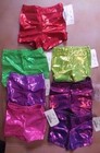  Foil Booty Shorts Jazz Dance High Waist  17 Retail Girls ladies 10 Colors 