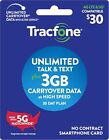 30-day Unlimited Talk  Text   3gb Data - Flexible Tracfone Wireless Plan