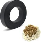 Chain Link Fence Privacy Slats Tape W  Brass Fasteners  Black  1 8 In X 250 Ft