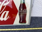 Vintage Original Clean Coca-cola Coke Arrow Sign Metal Horizontal