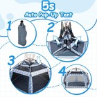 Baby Playpen Pop-up Tent - Outdoor   Indoor Play Tent For Beach With Canopy T   