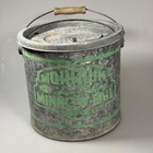 Vintage Mohawk Floating Minnow Pail Galvanized Metal Bait Bucket Double Walled