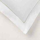 Ralph Lauren Palmer Percale White Pale Flannel Euro Sham Pillowcase  130