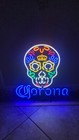 Corona Beer Sugar Skull Authentic Cerveza  Led Beer Sign Neon Look Cerveza Color