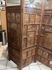 65534 Oriental Hand Made Wood Dressing Screen Room Divider 