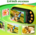 Handheld Microscope For Kids  Outdoor Explorer Stem Toy With Bonus Tools  2 4  I
