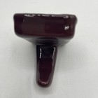 Nos Porcelain Robe Towel Cocoa Maroon Wall Mounted Hook Mcm Restoration Style