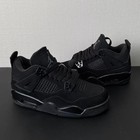 Men s Jordan 4  black Cat  Retro Mid Top Basketball Shoes Size 7-12