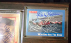 Richard Petty Signed Nascar Plaque With Dale Inman Signed Cards Hof ers