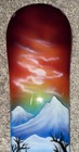 Airbrush Snowboard Wall Decor Lodge Resort Ski Snow Cabin Folk Art Painting