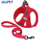 3xs-l Pet Puppy Harness Breathable Mesh And Leash Set Vest Chest Strap Small Dog