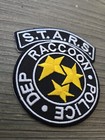 Resident Evil Stars Raccoon Police Dept Black Logo Costume Uniform Iron On Patch